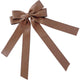 Clama de par din matase satinata - Brown