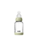 Biberon sticla lapte anticolici cu tetina din silicon - Set complet Bibs Sage 120ml(flux redus)