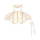 Costum din bumbac organnic pentru joacă copii Zână Fluture Konges Slojd - Bloomie Blush