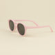 Ochelari de soare flexibili pentru bebelusi cu cordon de fixare 3-24 luni - Clasic Pink