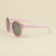 Ochelari de soare pentru copii si bebelusi - Square Pink