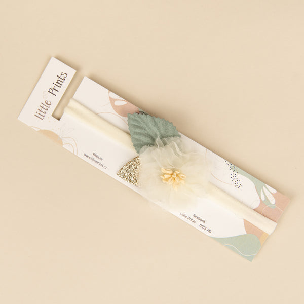 Bentita Eleganta pentru fetite - Leaf Yellow