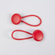 Set 2 elastice de par cu decoratiune pentru fetite - Red