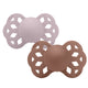 Set 2 suzete ortodontice bebelusi Bibs Infinity - Dusty Lilac/Woodchuck