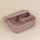 Caserola pentru mancare din silicon - Lunchbox Little Prints - Pink Plum