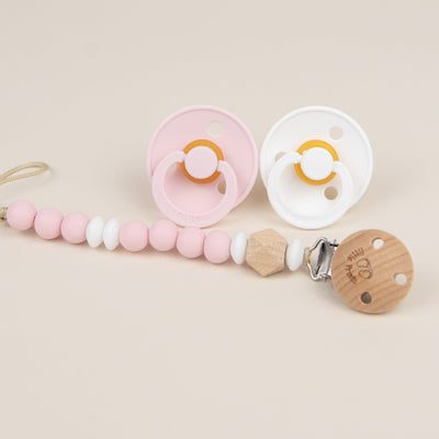 Set lantisor suzeta + 2 suzete – Little Prints
