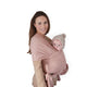 Marsupiu Wrap elastic pentru purtarea bebelusului - Blush